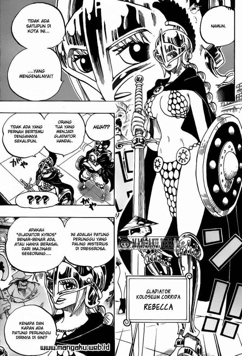 One Piece Chapter 704 Gambar 17