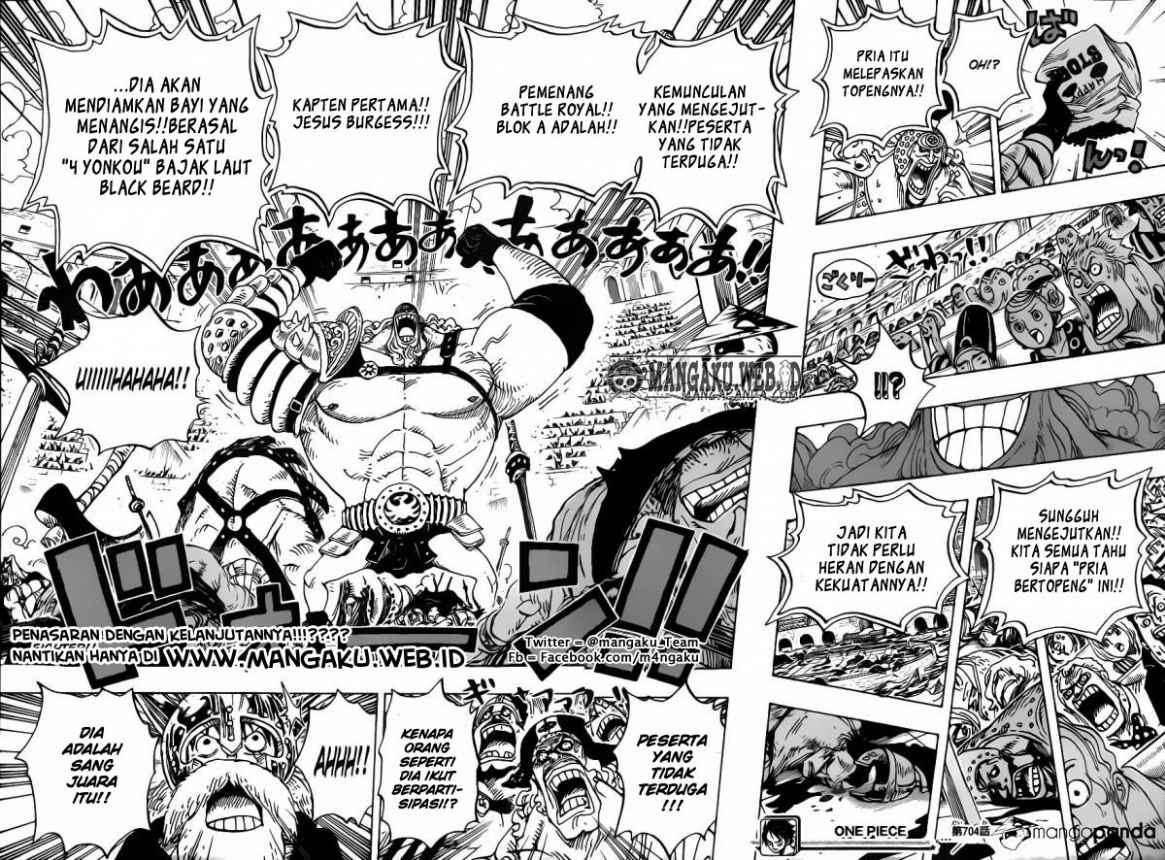 One Piece Chapter 704 Gambar 20