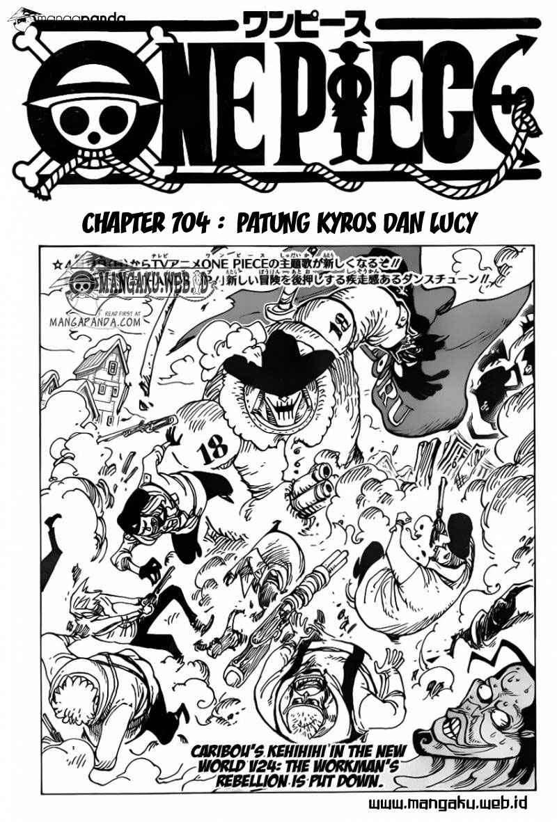 One Piece Chapter 704 Gambar 3