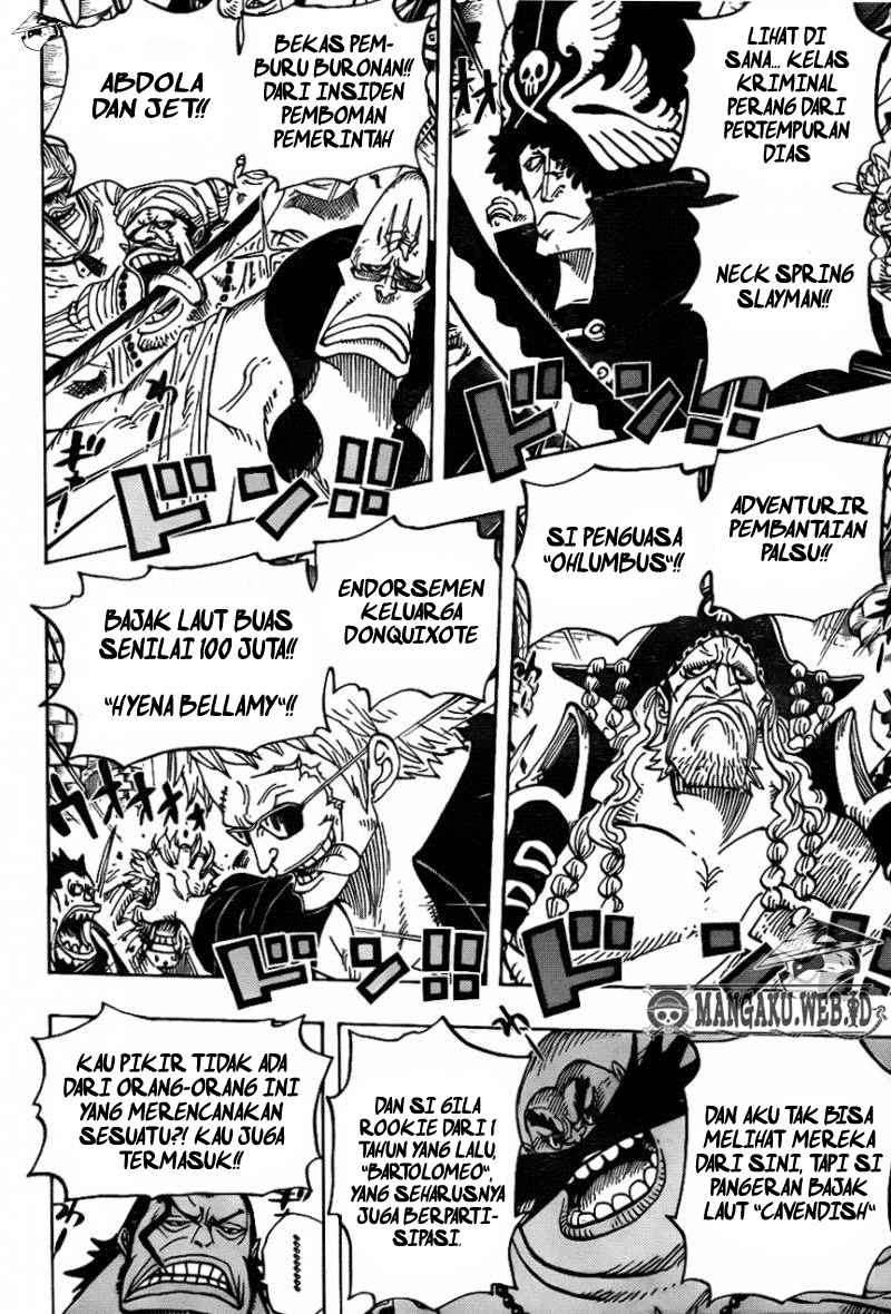 One Piece Chapter 704 Gambar 8