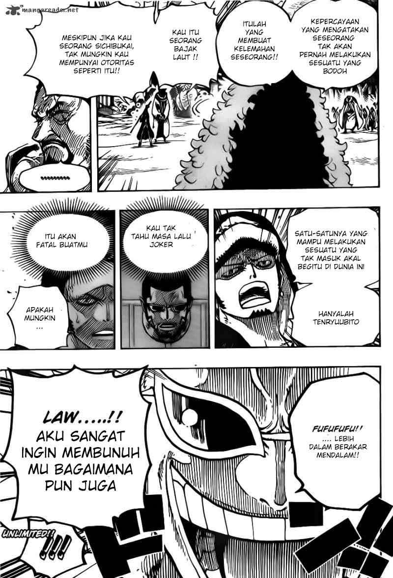 One Piece Chapter 712 Gambar 20