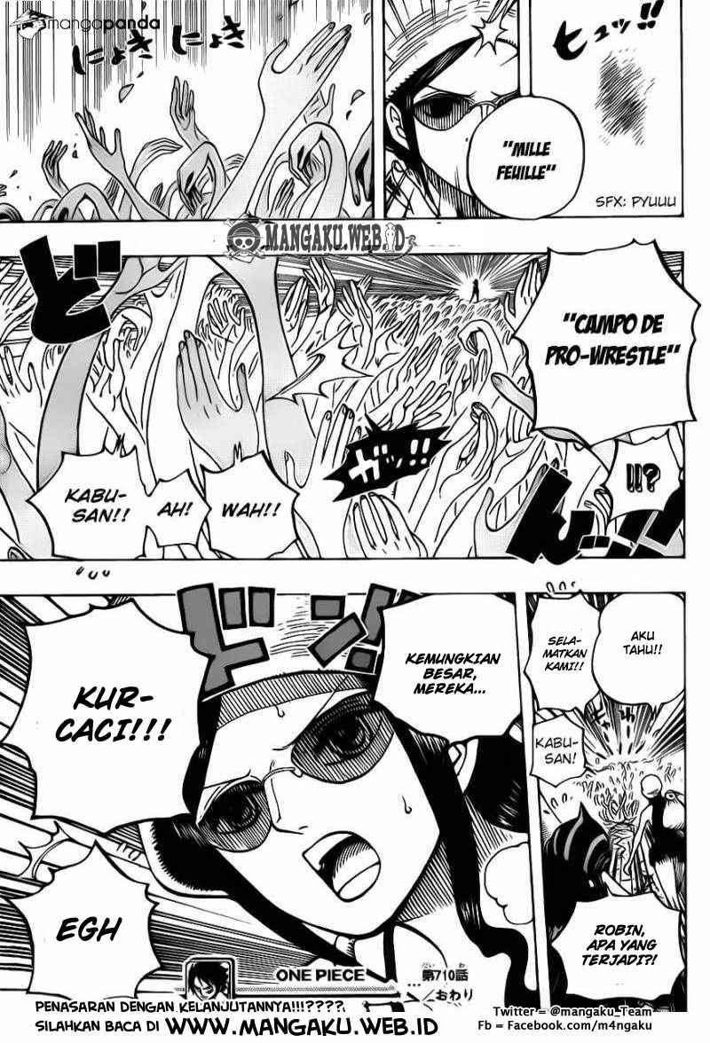 One Piece Chapter 710 Gambar 19
