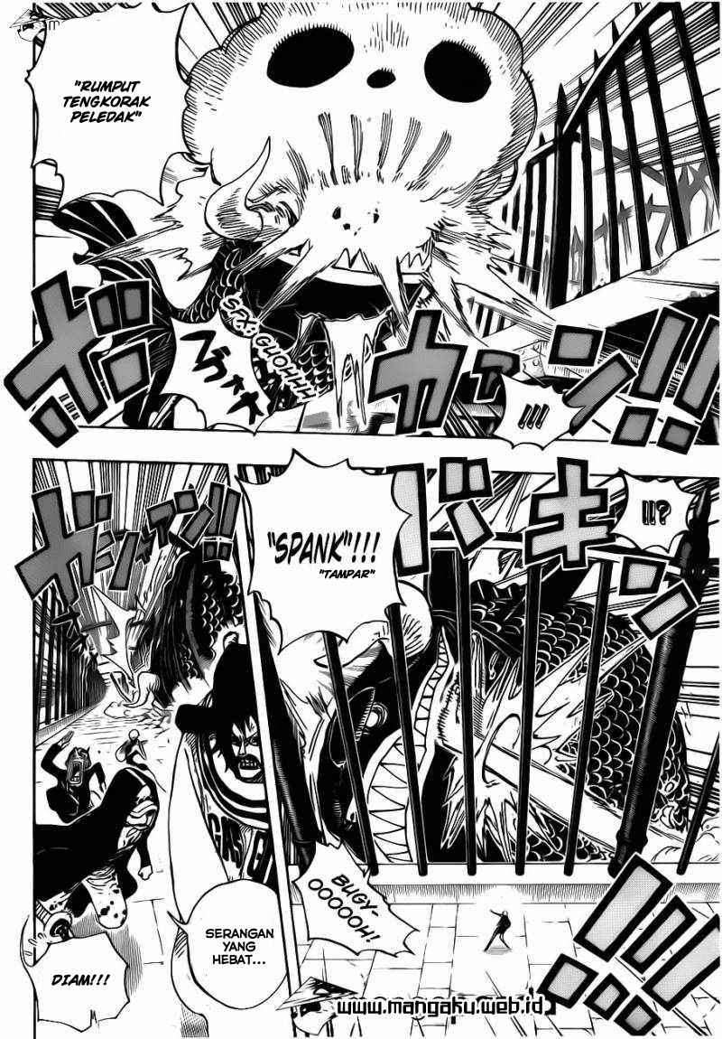 One Piece Chapter 710 Gambar 7