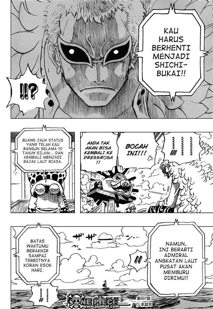 One Piece Chapter 697 Gambar 19