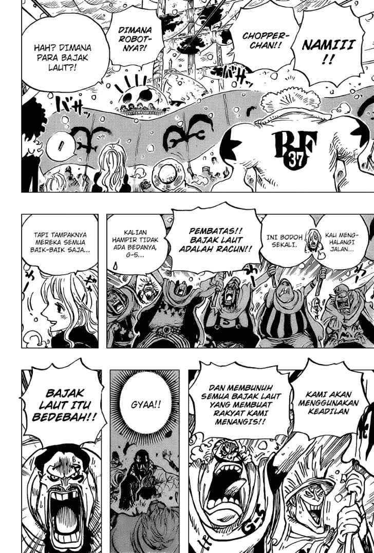 One Piece Chapter 697 Gambar 7