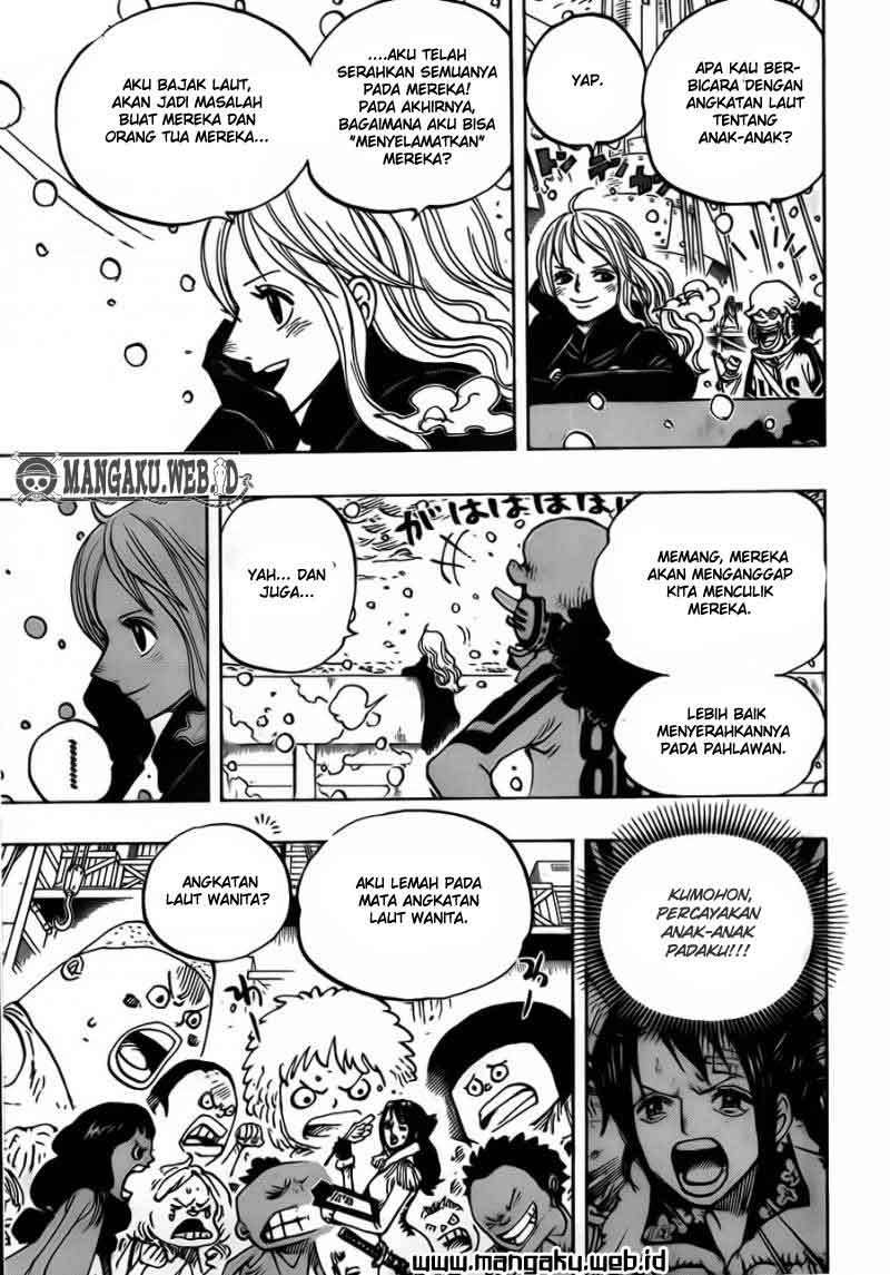 One Piece Chapter 696 Gambar 12