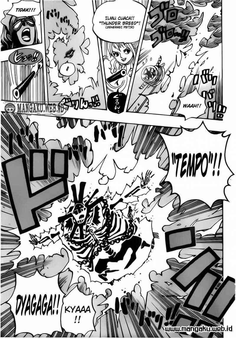 One Piece Chapter 695 Gambar 14