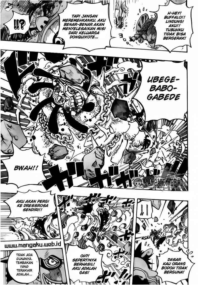 One Piece Chapter 695 Gambar 16