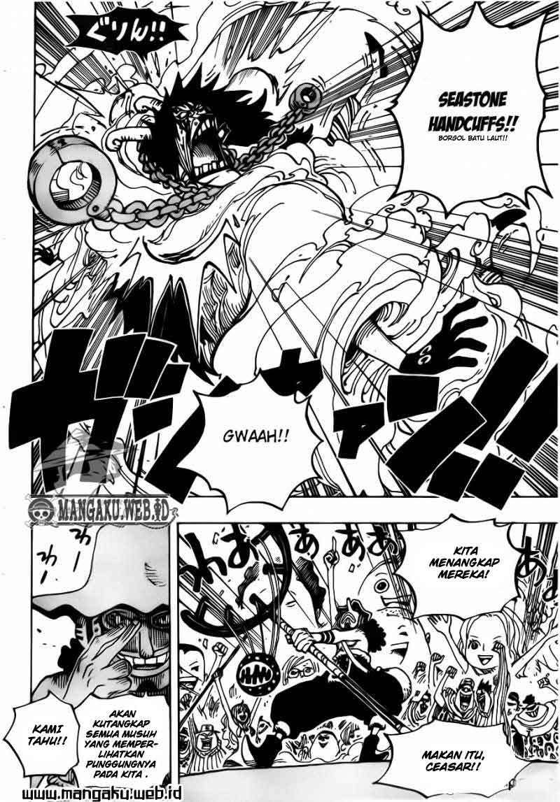 One Piece Chapter 695 Gambar 17