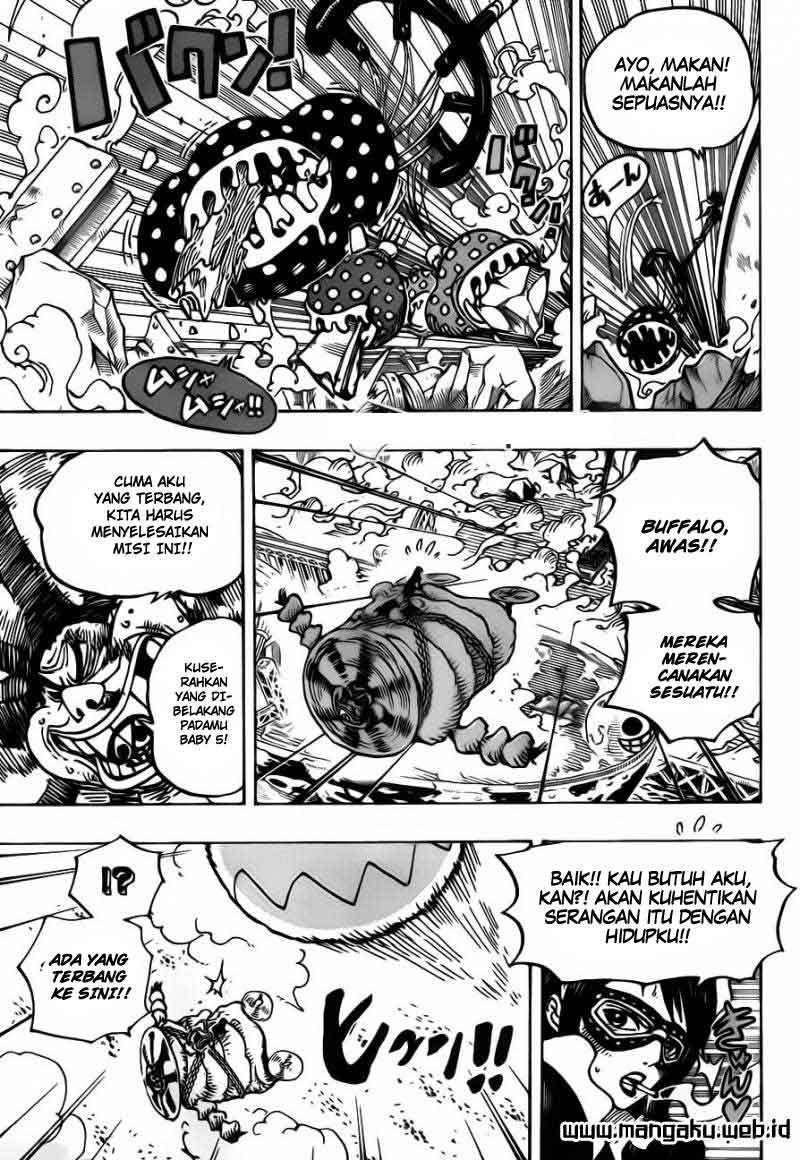 One Piece Chapter 695 Gambar 12