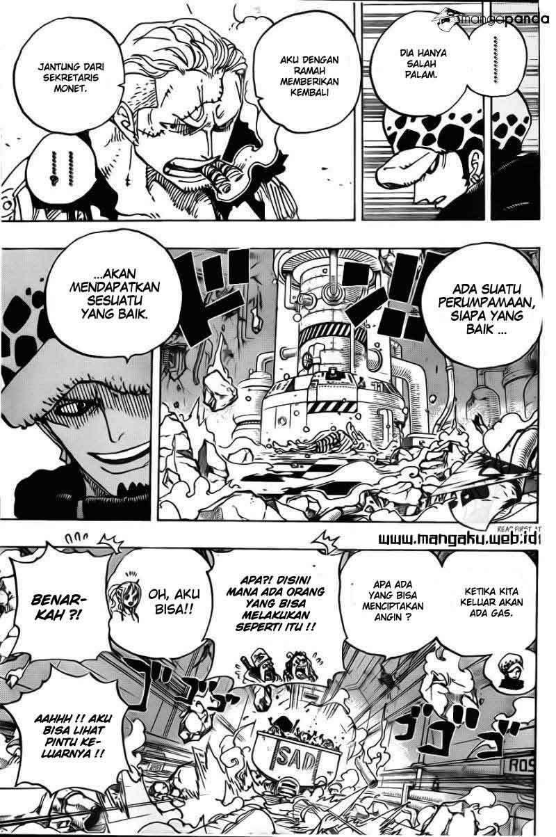 One Piece Chapter 694 Gambar 16