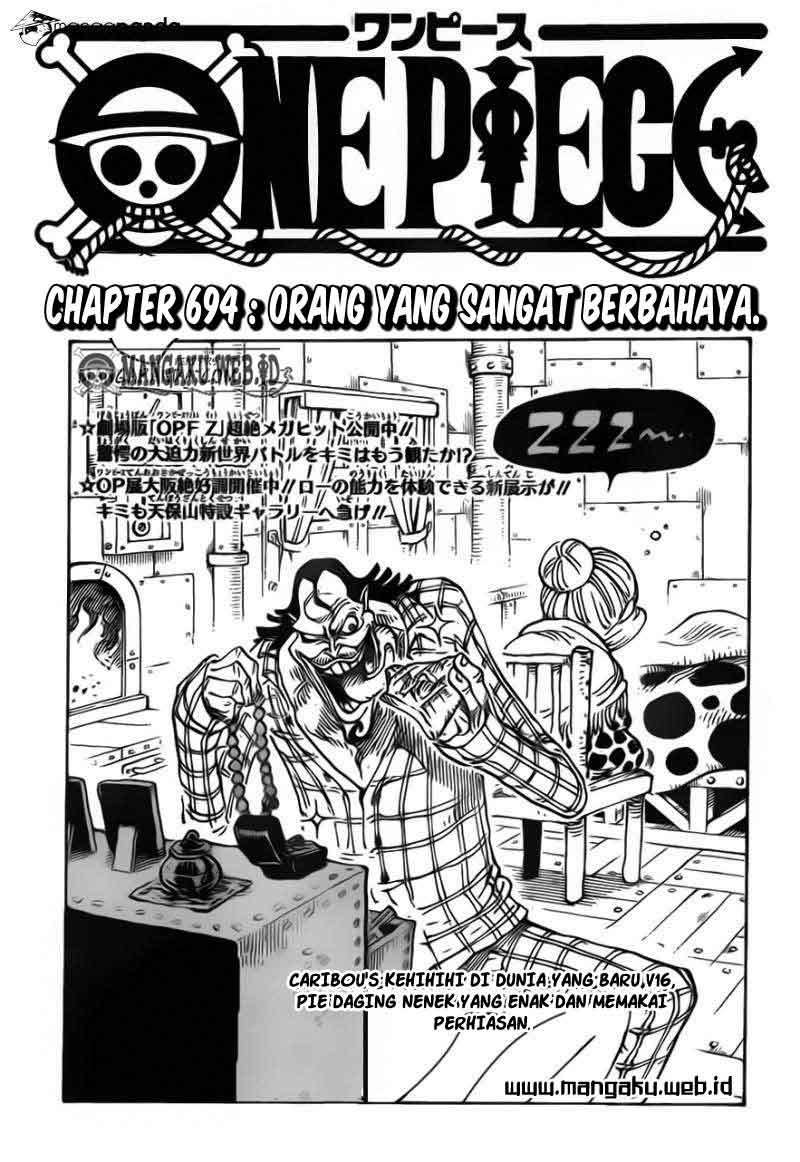 Manga One Piece Chapter 694 gambar nomor 2