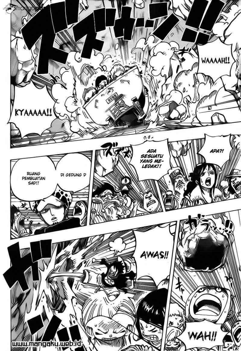 One Piece Chapter 694 Gambar 9