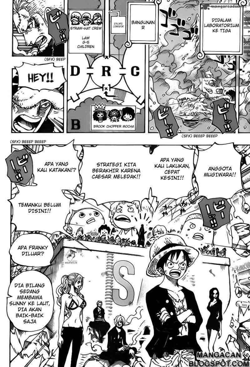 One Piece Chapter 693 Gambar 10