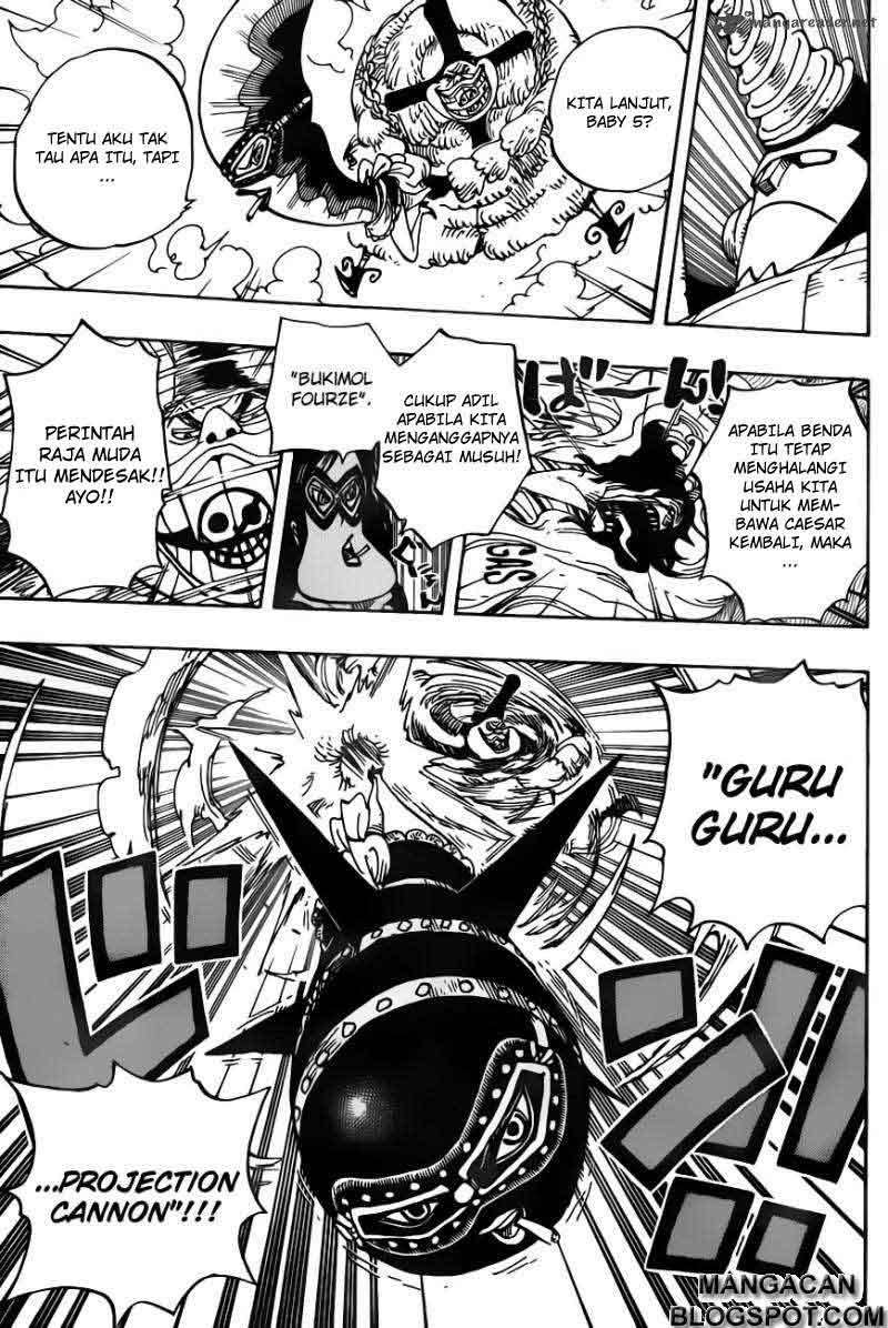 One Piece Chapter 693 Gambar 7
