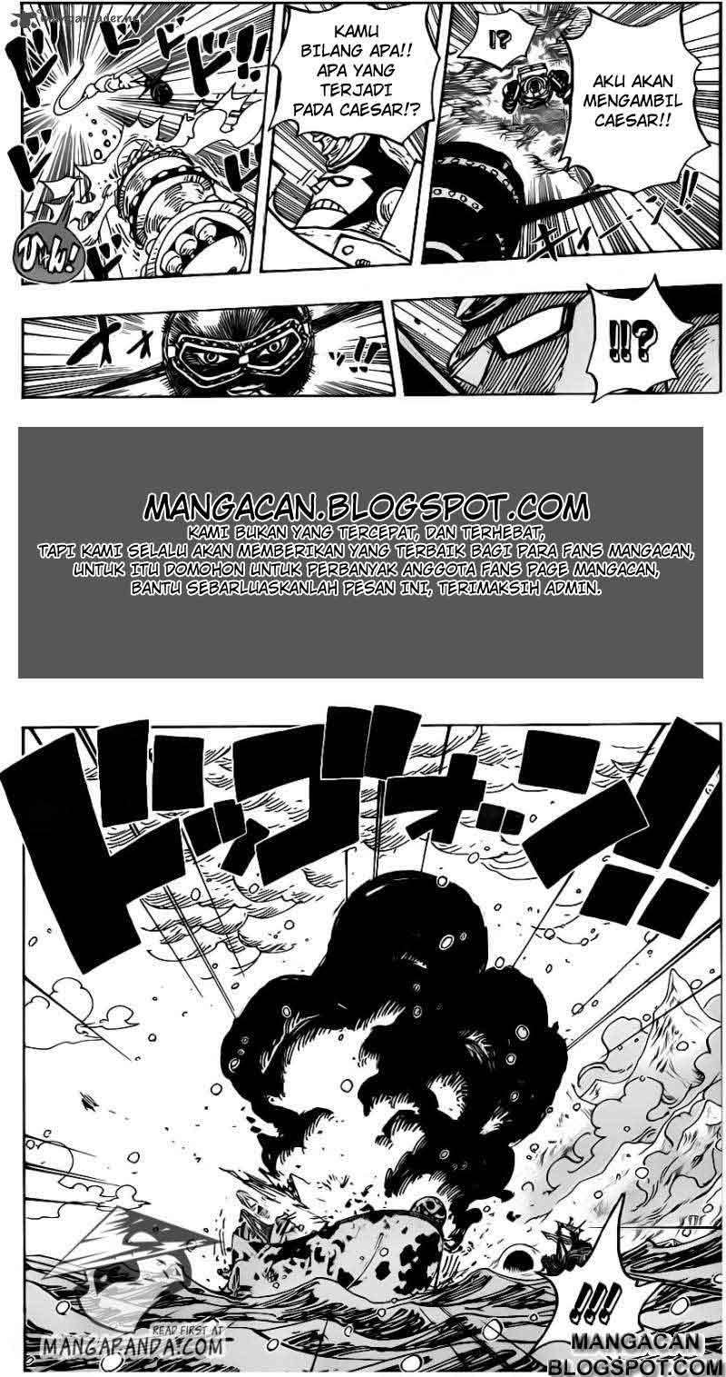One Piece Chapter 693 Gambar 8