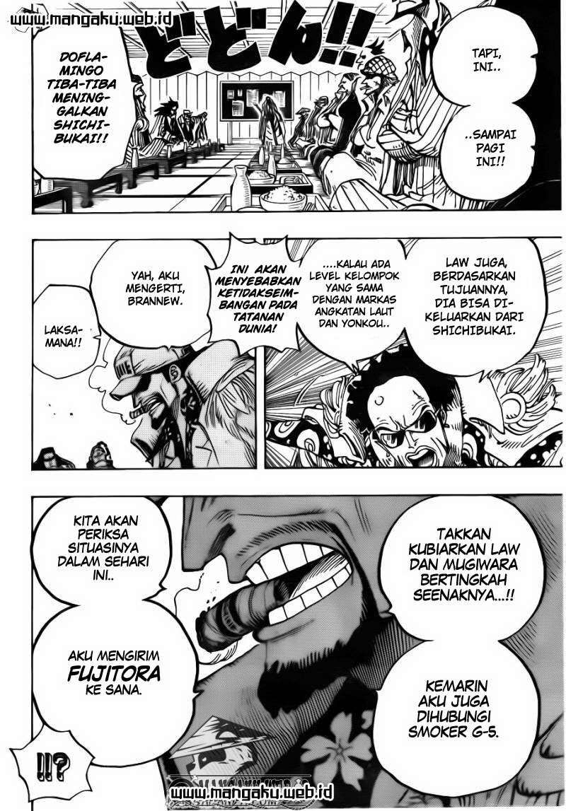 One Piece Chapter 700 Gambar 17