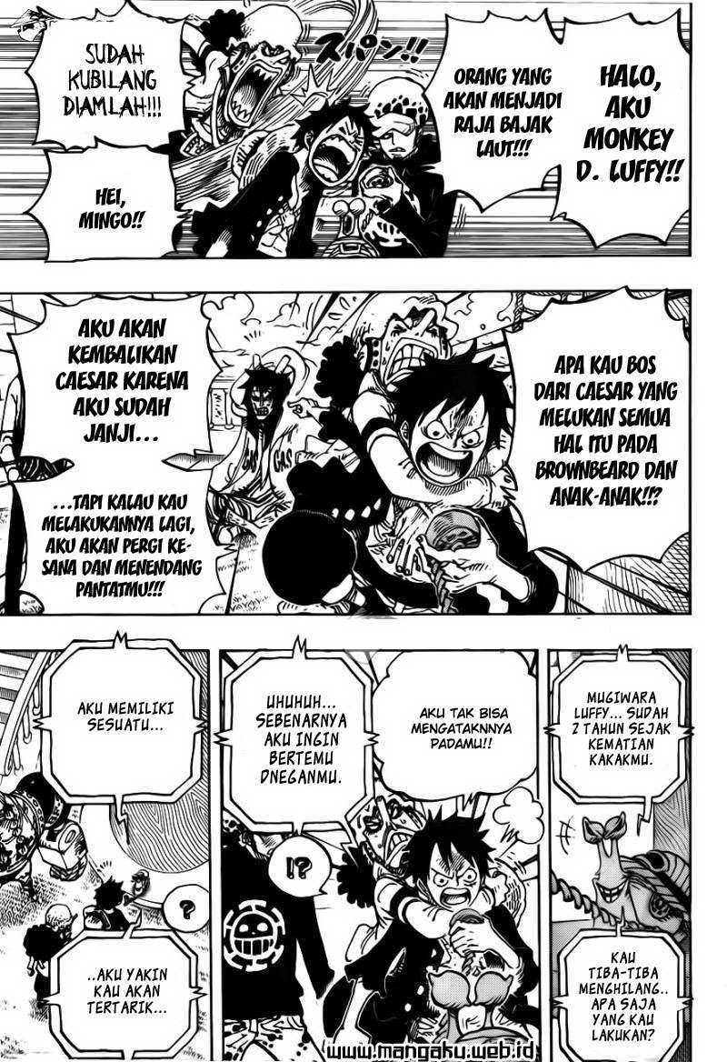 One Piece Chapter 700 Gambar 8