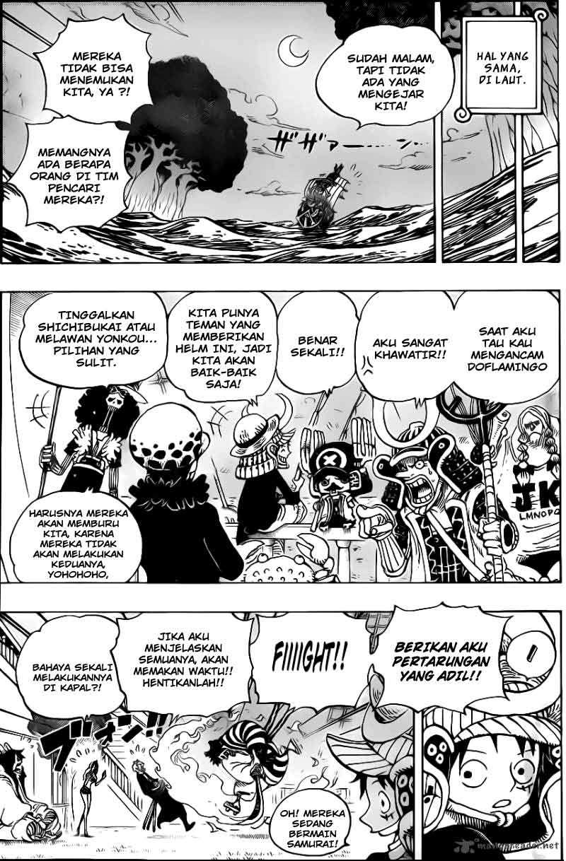 One Piece Chapter 699 Gambar 12