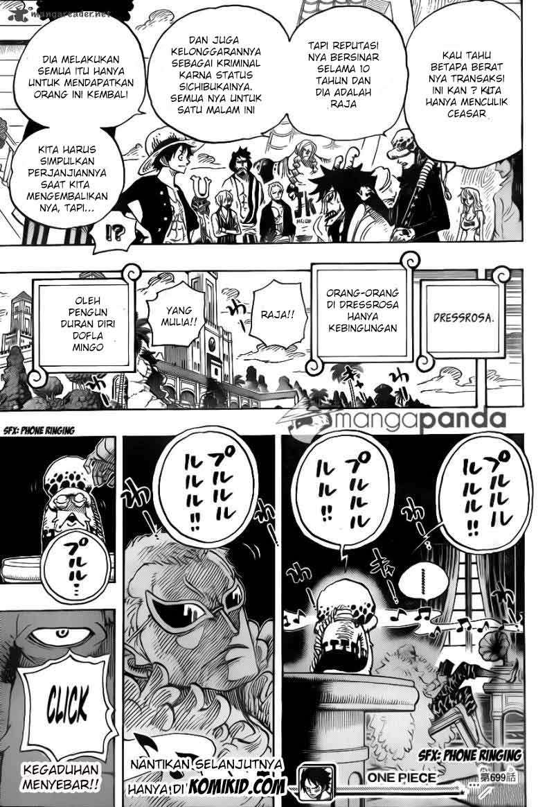 One Piece Chapter 699 Gambar 20