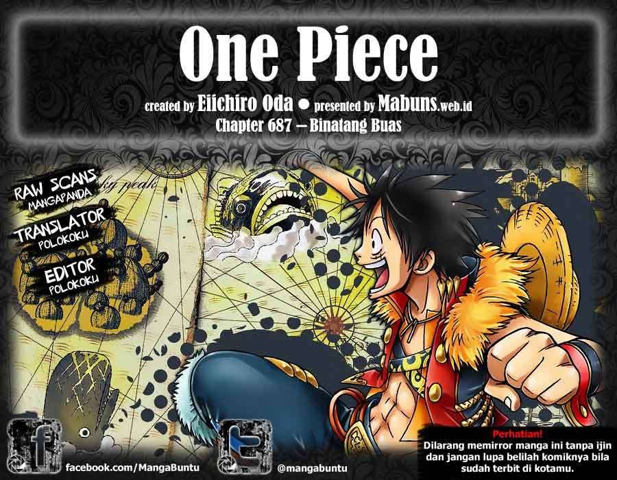 Komik One Piece Chapter 687 gambar nomor 1