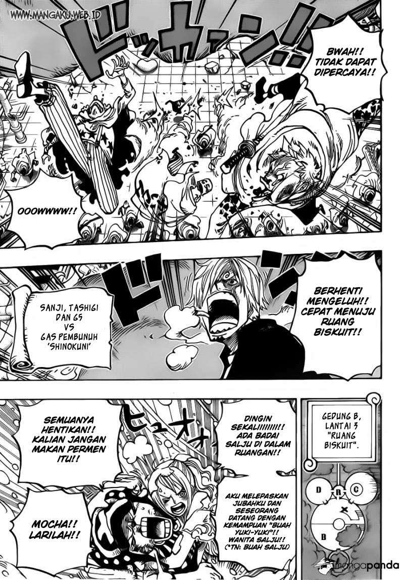 One Piece Chapter 685 Gambar 16