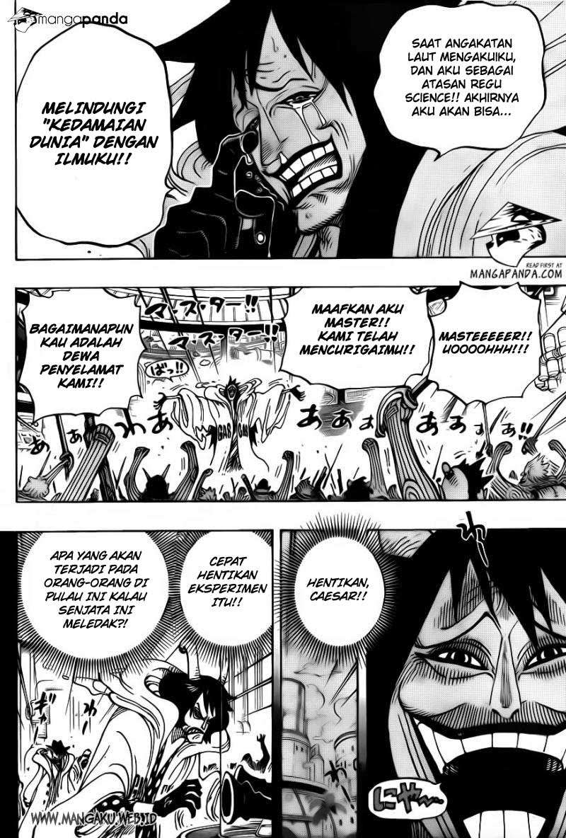 One Piece Chapter 684 Gambar 17