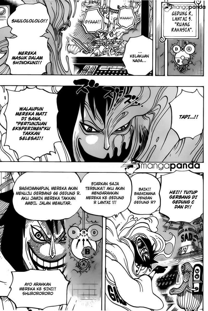 One Piece Chapter 684 Gambar 12