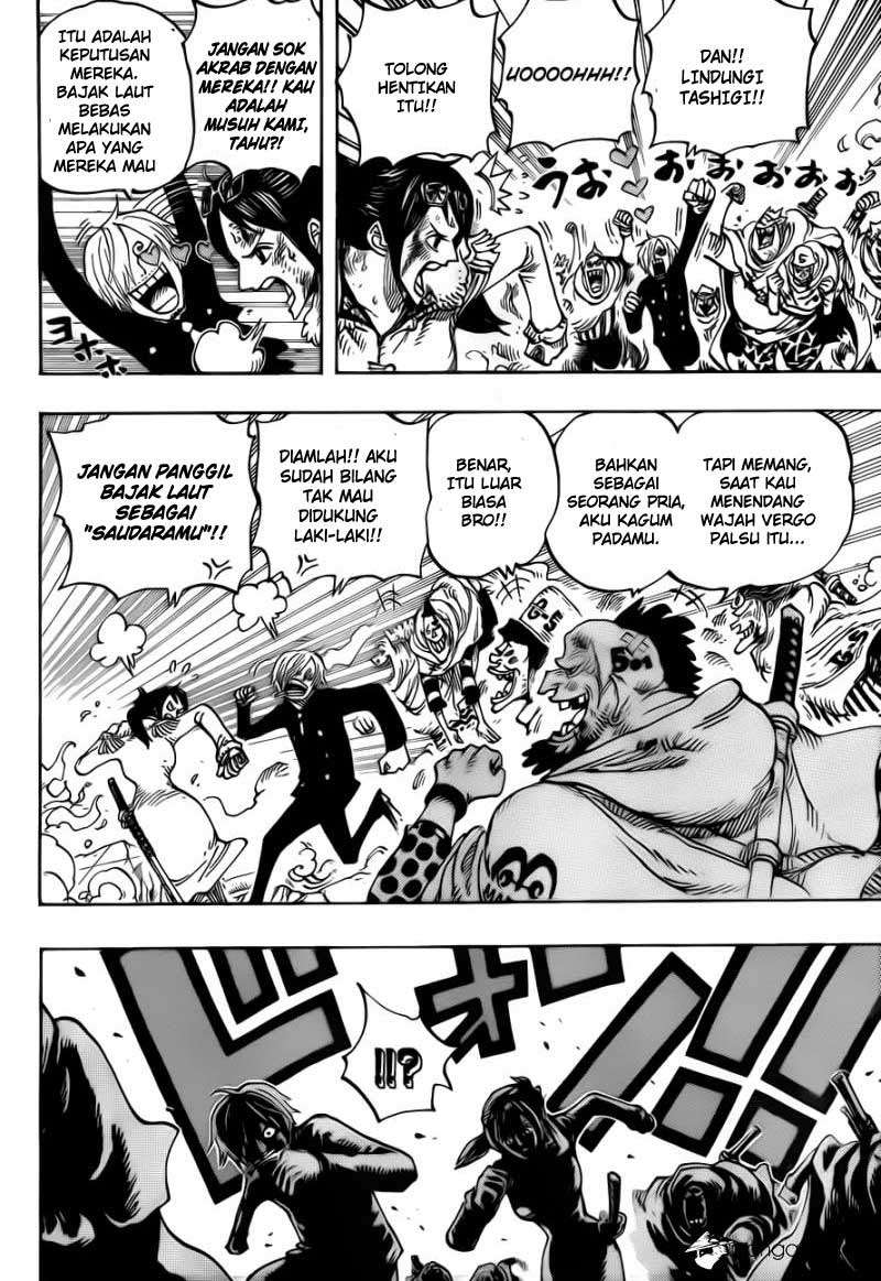 One Piece Chapter 684 Gambar 9