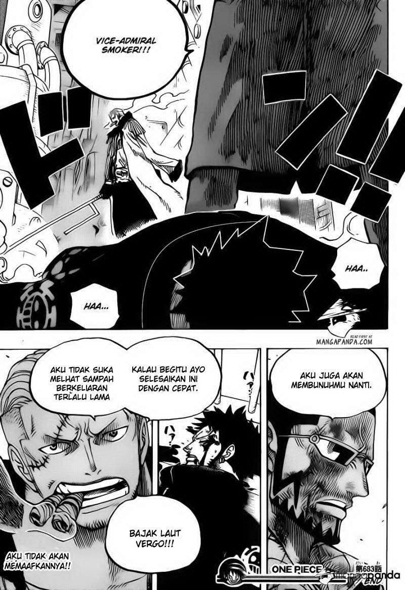 One Piece Chapter 683 Gambar 20