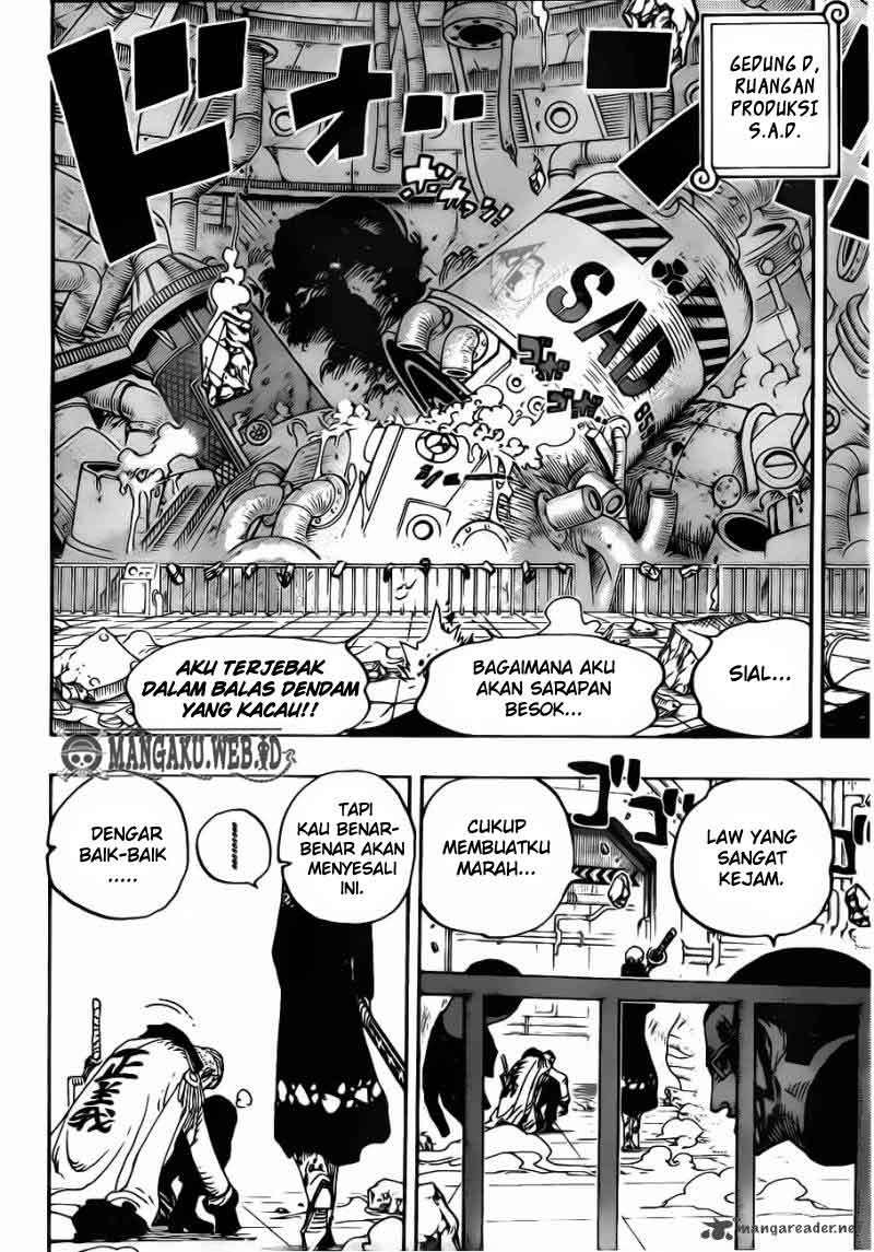 One Piece Chapter 691 Gambar 5