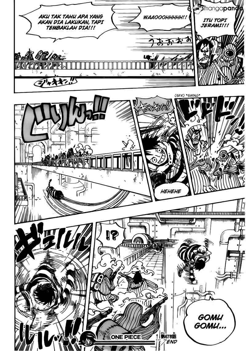 One Piece Chapter 678 Gambar 16