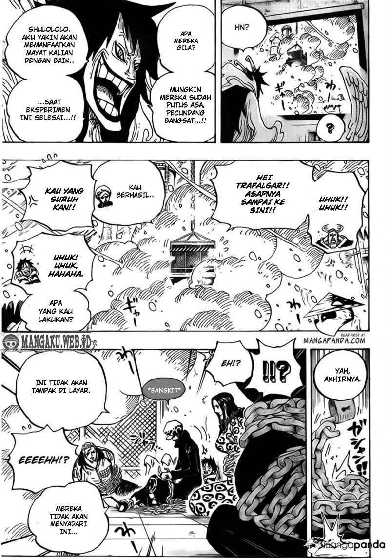 One Piece Chapter 677 Gambar 9