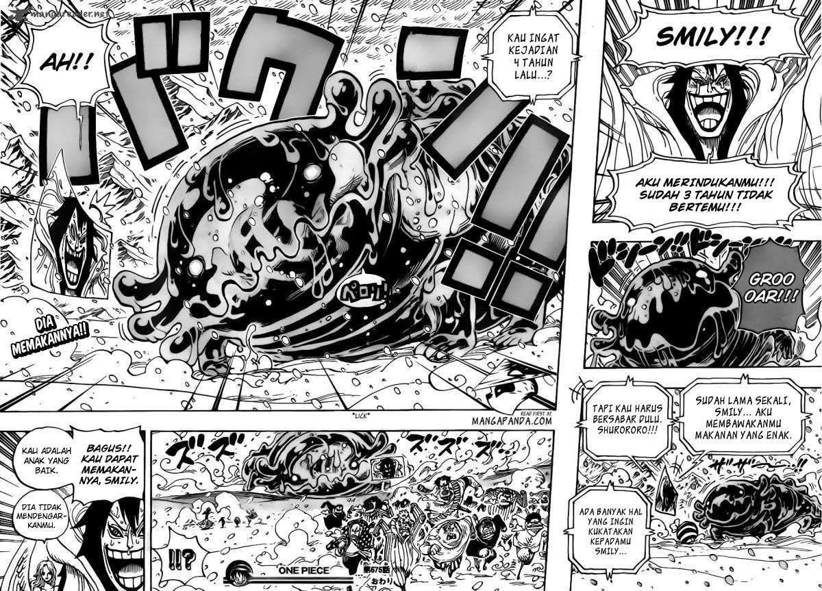 One Piece Chapter 675 Gambar 19