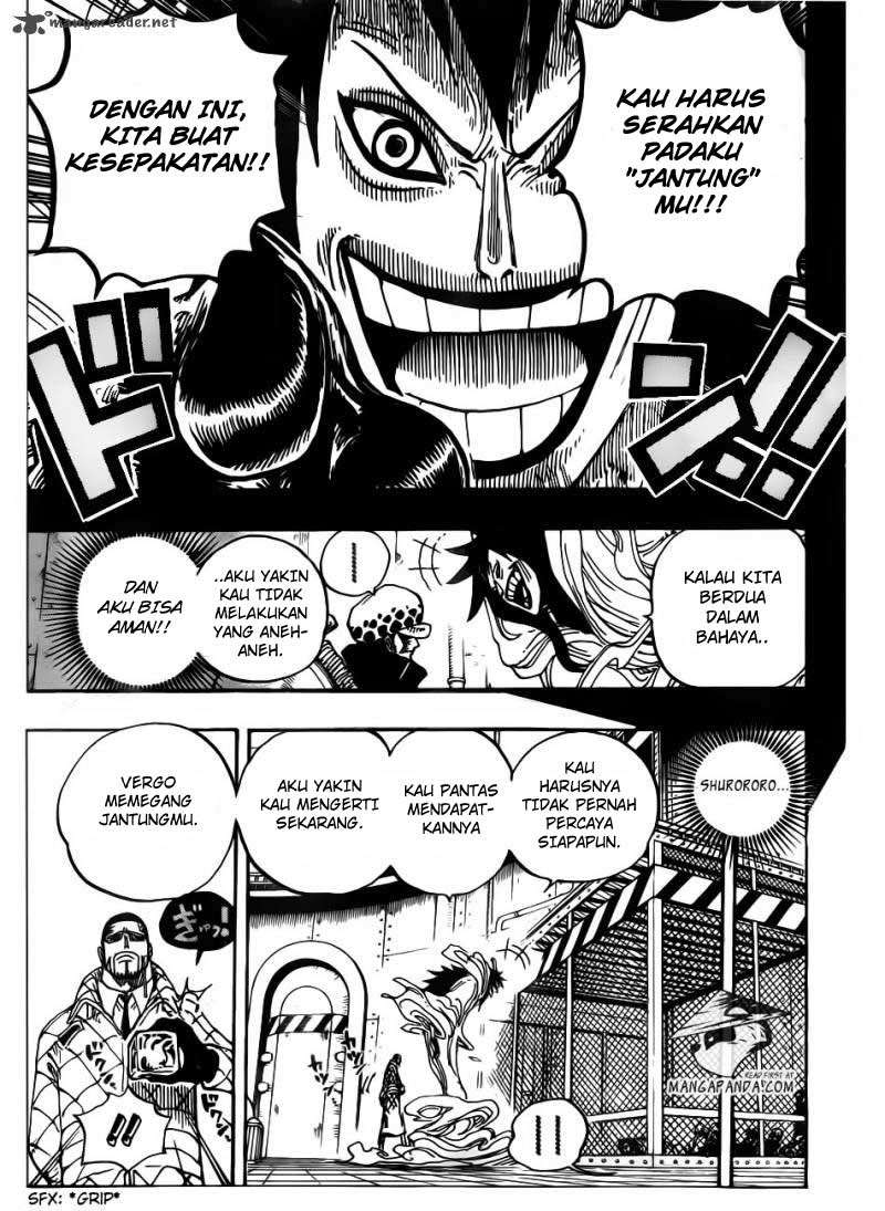 One Piece Chapter 675 Gambar 10