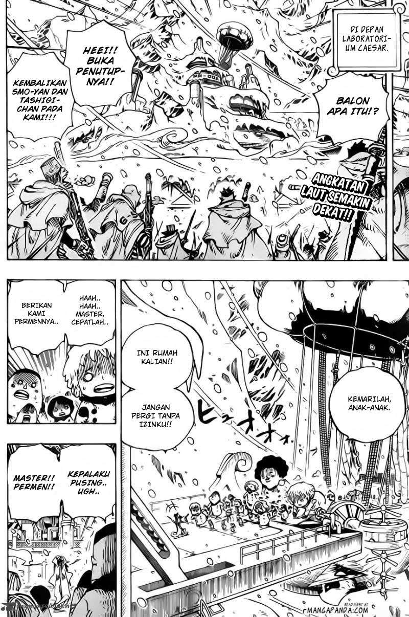 One Piece Chapter 675 Gambar 3