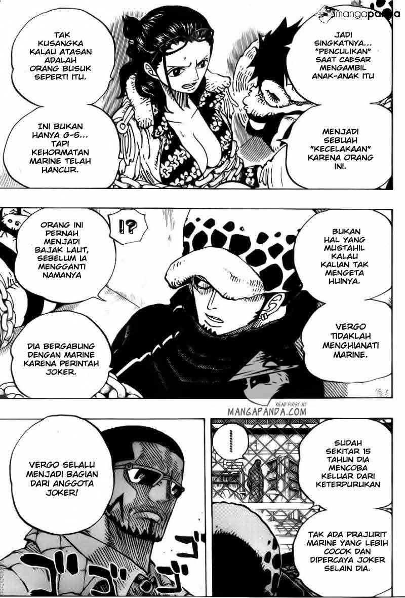One Piece Chapter 673 Gambar 17