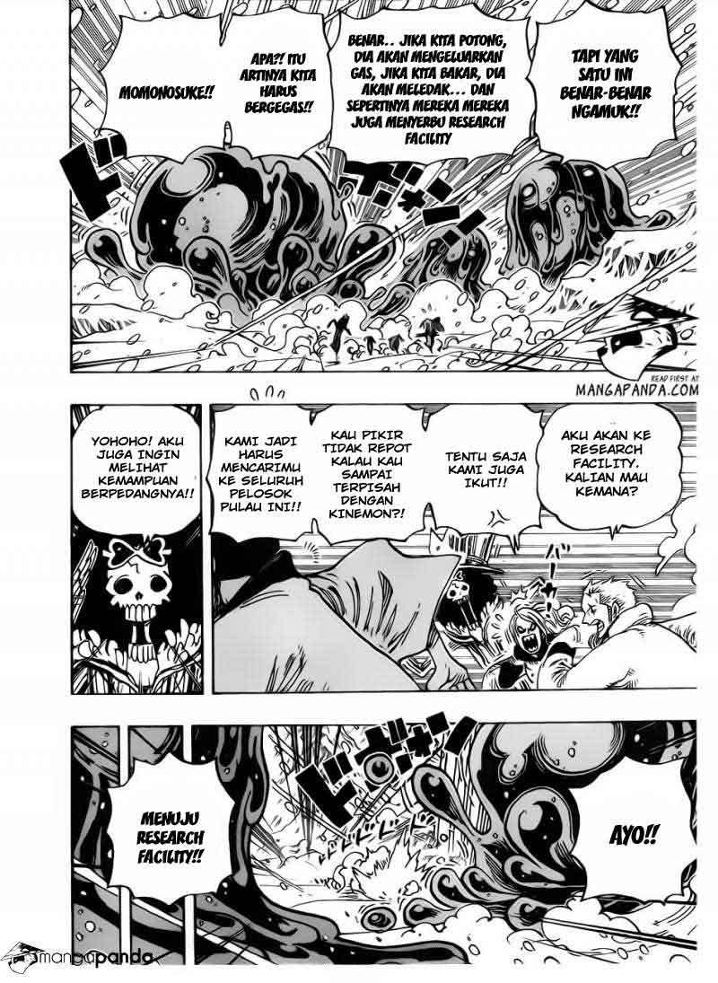 One Piece Chapter 673 Gambar 12