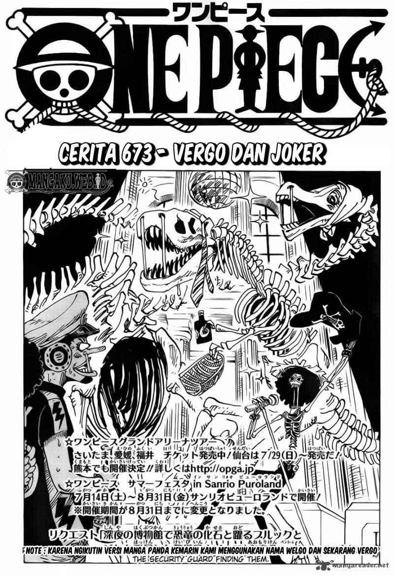 Manga One Piece Chapter 673 gambar nomor 2