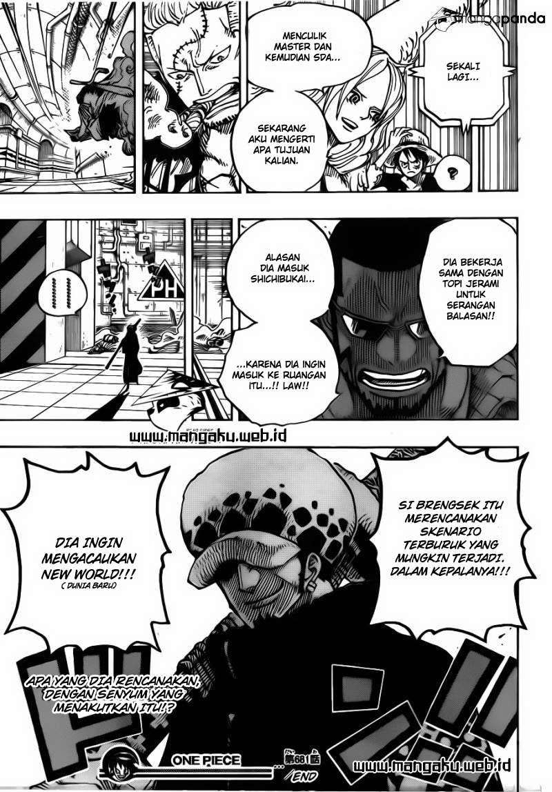 One Piece Chapter 681 Gambar 20