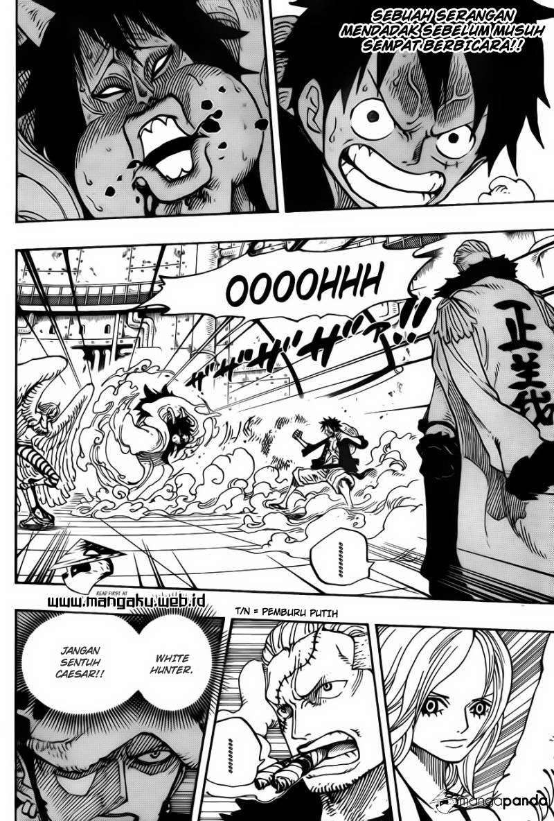 One Piece Chapter 681 Gambar 3