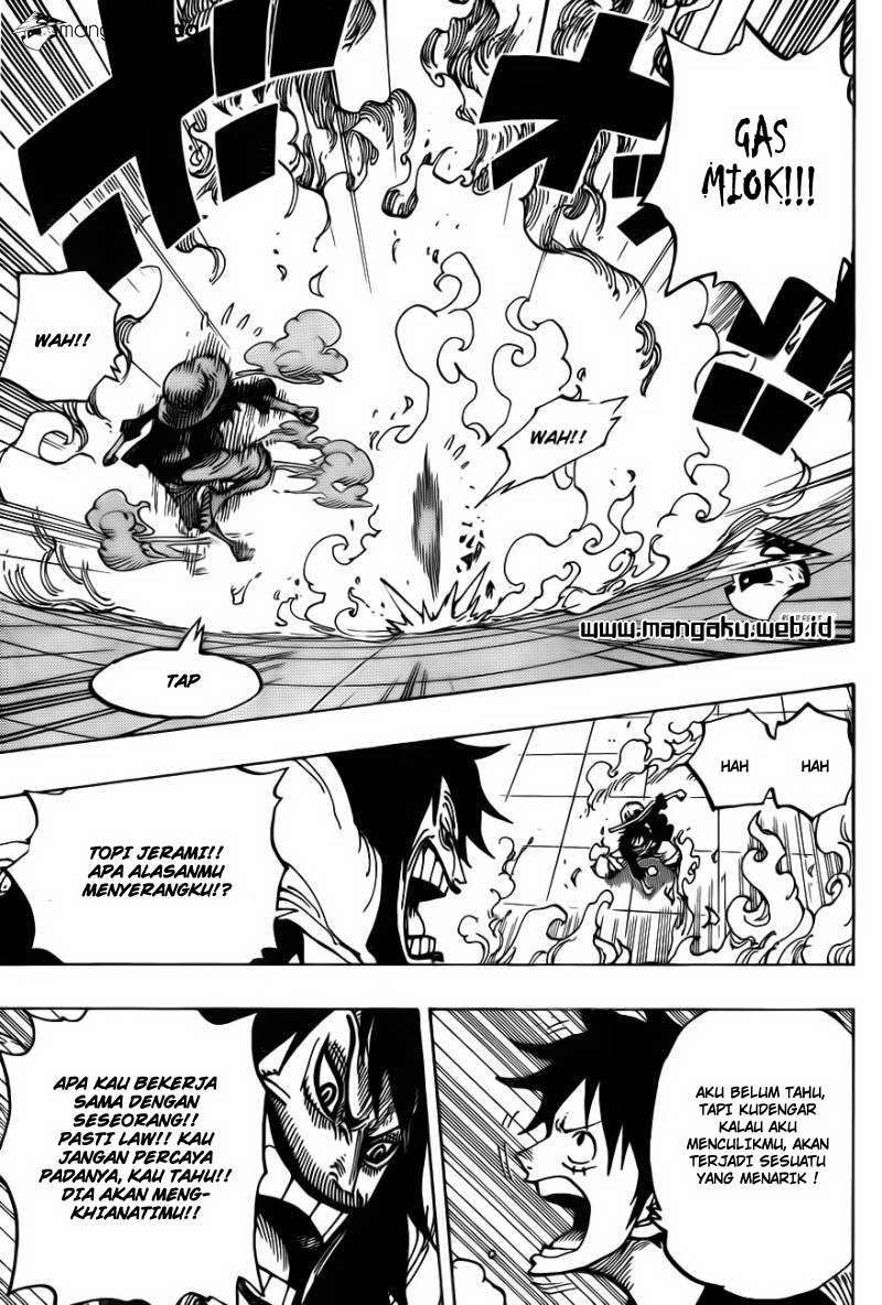 One Piece Chapter 681 Gambar 6