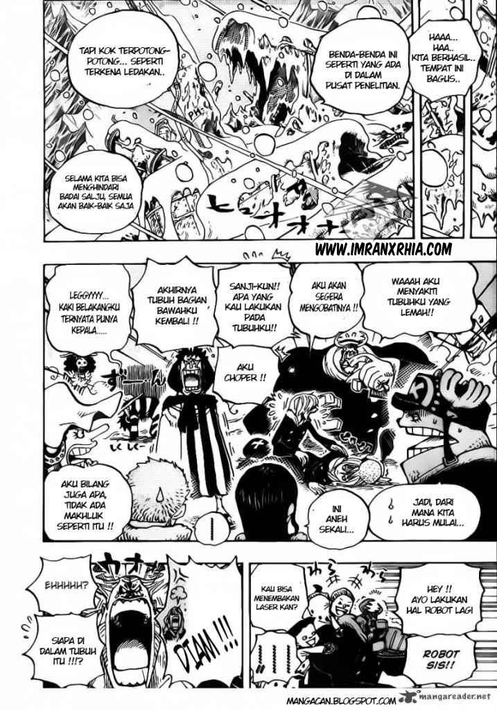 One Piece Chapter 663 Gambar 14