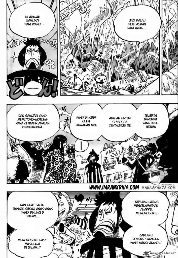 One Piece Chapter 663 Gambar 16