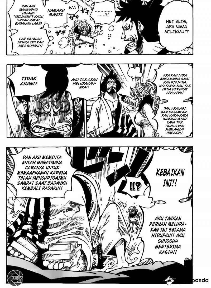 One Piece Chapter 672 Gambar 16