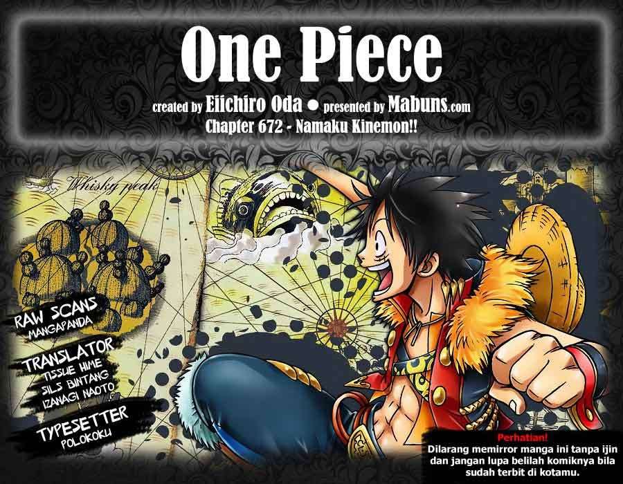 Komik One Piece Chapter 672 gambar nomor 1