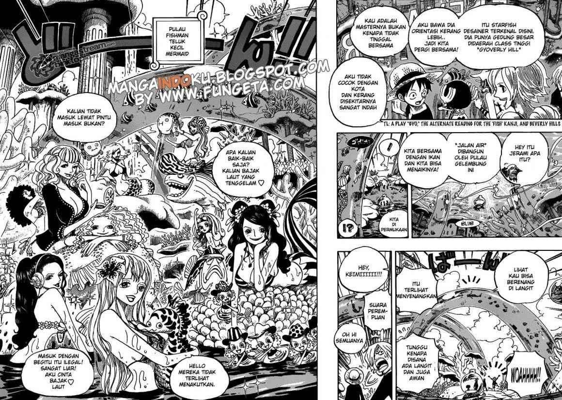 One Piece Chapter 608 Gambar 14