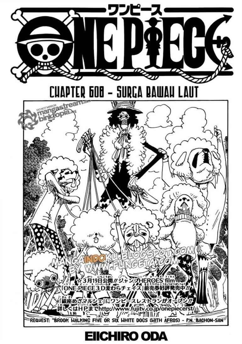 Komik One Piece Chapter 608 gambar nomor 1