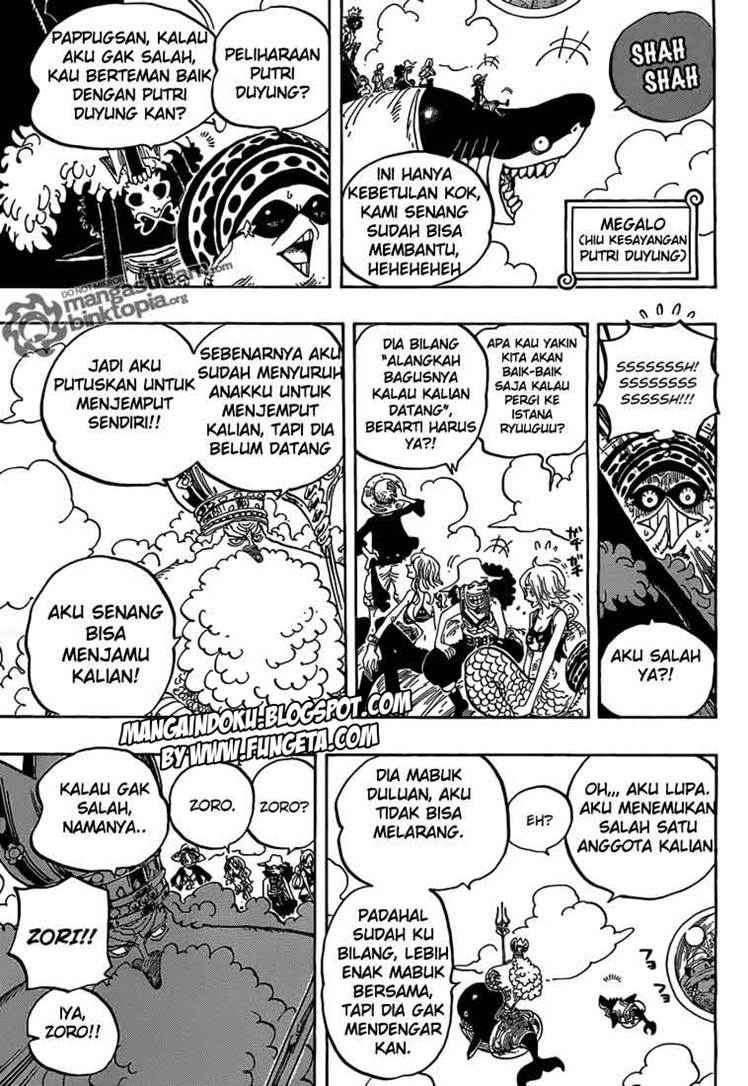 One Piece Chapter 612 Gambar 9