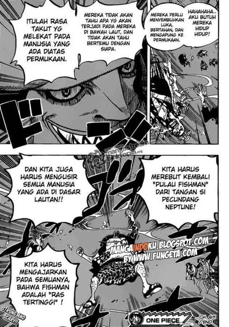 One Piece Chapter 611 Gambar 15